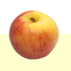 red apple isolated on white