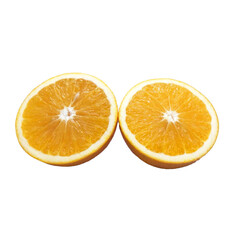 orange on white background