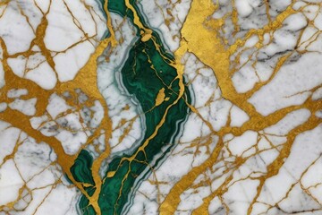 Exquisite Jade Colored Marbling Detail..