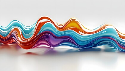 Background Abstract Colorful Wave Design