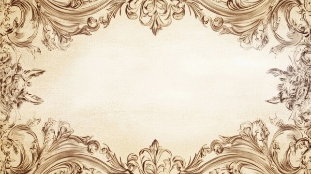 Vintage Ornate Frame: A timeless and elegant frame with a  vintage aesthetic, featuring intricate ornate details. Perfect for adding a touch of classic charm and sophistication to your designs. 