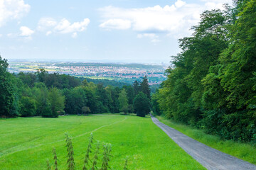 View of the German city of Stuttgart 