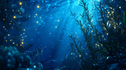 Obraz premium 水中の光景