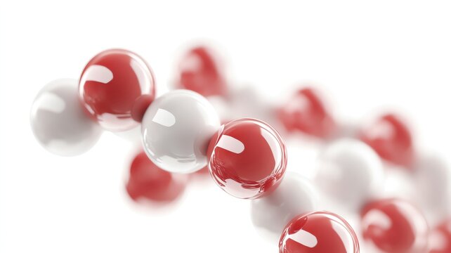 Molecular diagram of volatile phenols, chemical substance, detailed study of volatile organic molecules