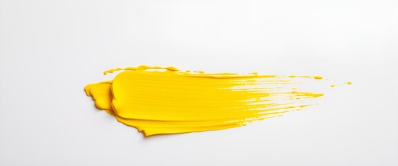 Isolated Abstract Yellow Lemon Art on Transparent Background