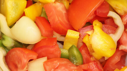 Organic colorful  vegetables close up suitabled for background