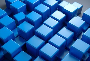 Obraz premium Isolated Geometric Cube Design on Transparent Background