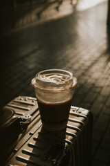 コーヒーと朝日