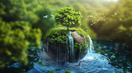 Explore the importance of water in sustaining life on Earth. How do various ecosystems depend on water for survival, growth, and reproduction