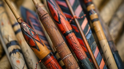 Explore the symbolic meaning of arrows in different cultures. How do arrows represent direction, strength, and focus in various traditions
