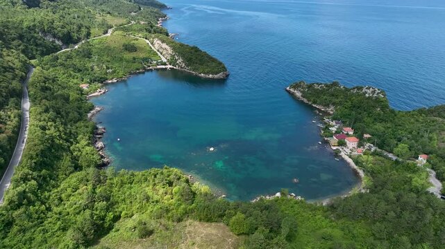 Beautiful landscape of Gideros Bay - Cide, Kastamonu, Turkey