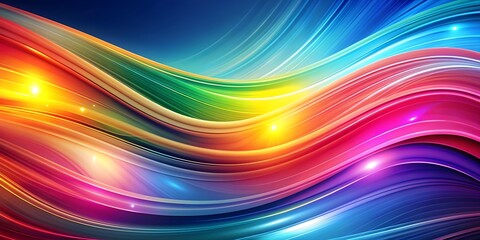 Naklejka premium Abstract background with vibrant colors and dynamic shapes, abstract, background, vibrant, colors, dynamic, shapes, modern