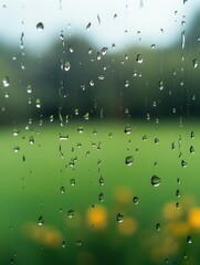 rain drops on window