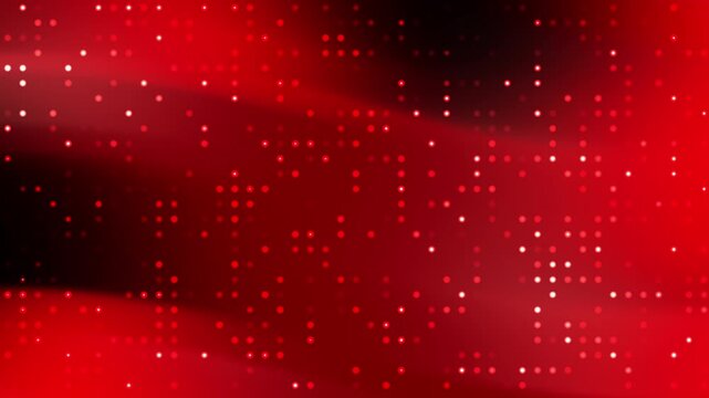 Abstract red background with blurred circles.