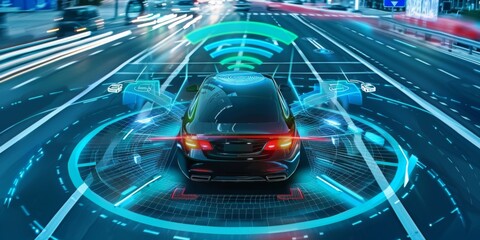 Autonomous Car Sensor System Concept for Vehicle Safety