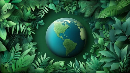 ESG - Environmental, Social and Governance Concept, Green Environment, Love the earth