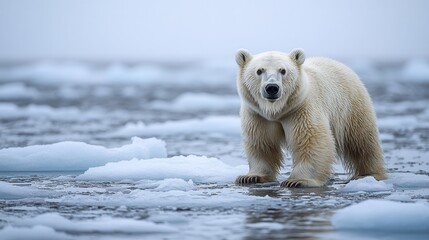polar bear in the region