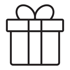 Gift line icon.