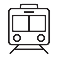 Train line icon.