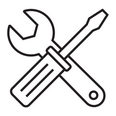 Tools line icon.