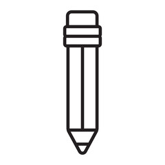 Pencil line icon.