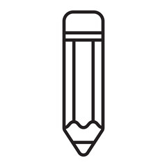 Pencil line icon.