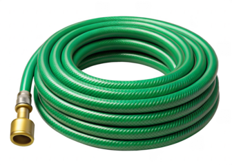  garden hose on a transparent background.