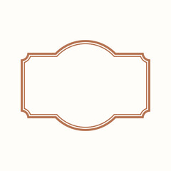 Vector Vintage Label Frame Collection