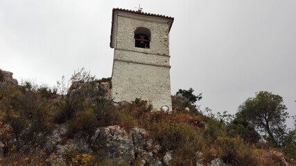tower of Guadalest Castle in Spain
