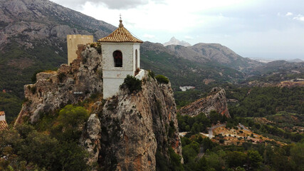 tower of Guadalest Castle in Spain