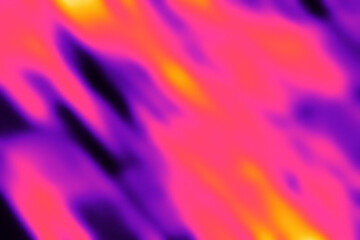 Thermal map abstract gradient cold and warm color background with infrared blurred pattern. Retro faded acid neon social media poster, stories highlight templates for digital marketing for stories