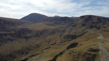 Transalpina Road, the road with the highest height in Europe at 2145m, Romania,