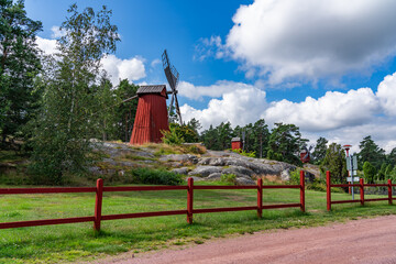 Views around the baltic Island of Mariehamn Aland