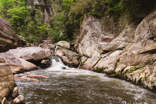 Waterfall in Linville Gorge, North Carolina