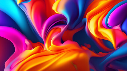 Naklejka premium Abstract fluid background