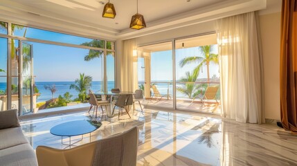 Naklejka premium Oceanside Oasis