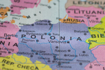 map of poland