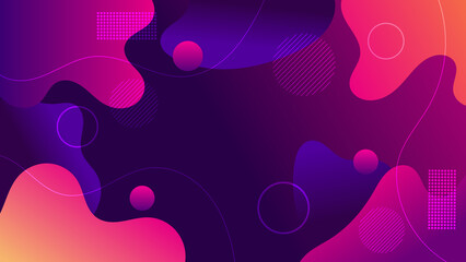 8K Fluid Gradient Modern Abstract Background Liquid Color Shapes Trendy Vibrant Blend Stroke
