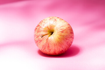 red apple on a white background