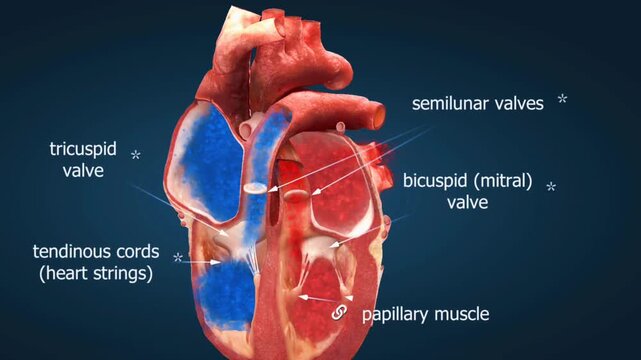 Functioning of heart valves