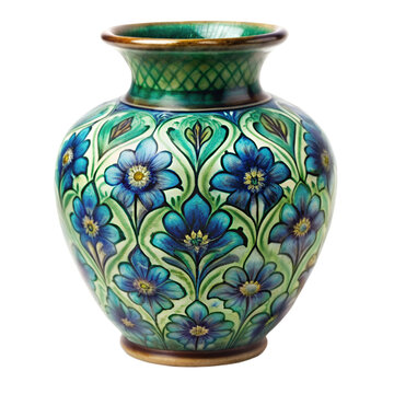 recommend clip art: Flowing vase design