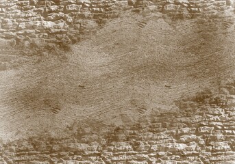 Brown Design Stone Wall Texture Background