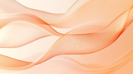 Light orange vector backdrop with gracefully bent lines creating a fluid, elegant design. Perfect for modern ads, posters, and banners.