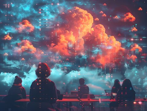 Futuristic Education System with Cloud Based Platforms Showcasing Innovation in Learning