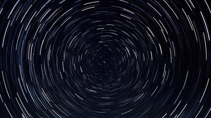 Star Trails in the Night Sky