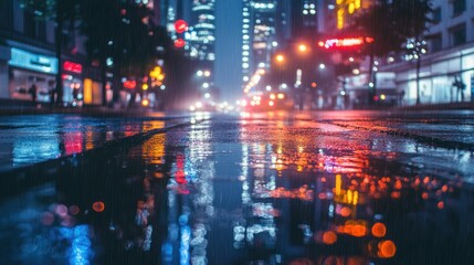 Rainy Night in the City