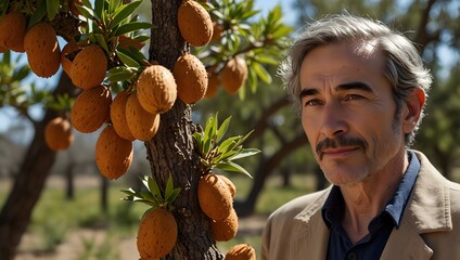 A character with a peculiar obsession for collecting rare almond varieties from around the world ai_generated