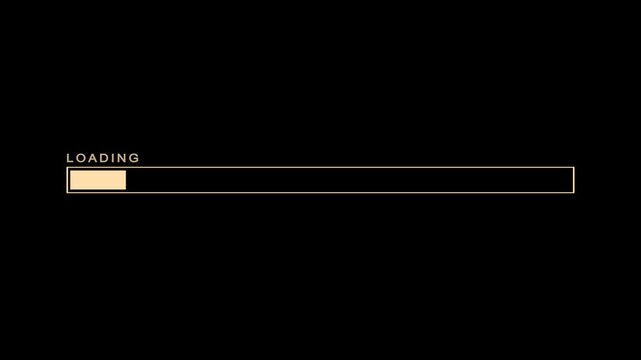 Its Totally transparent alpha format. .2024 Loading Progress bar loading as we approach in yt video. video animation of loading bar. Load animation.