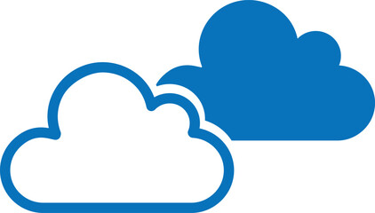 Fototapeta premium cloud icon, rain icon 