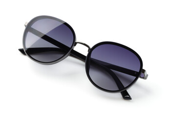 Folded trendy sunglasses